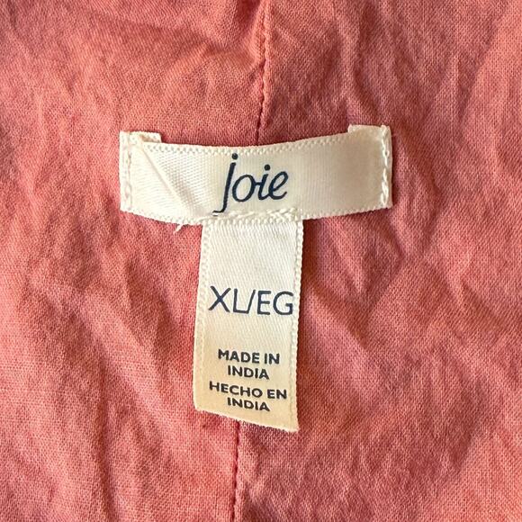 Joie Maxi Dress XL Cotton Boho Peasant Cottagecore Indie Coastal Made in India - Picture 4 of 7